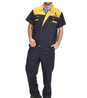 Summer Workwear Black-Yellow Clothes for Men